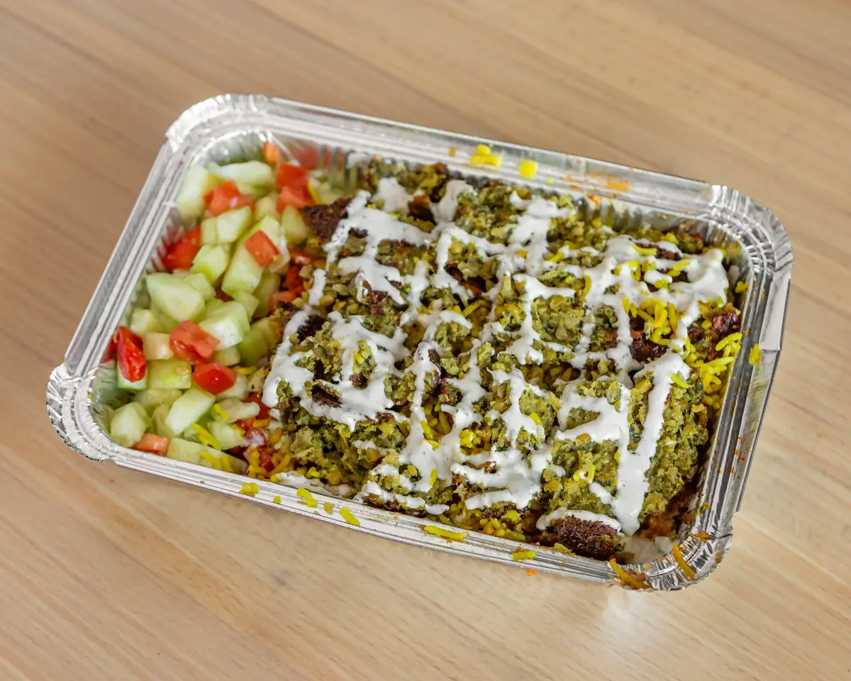 Falafel Over Rice