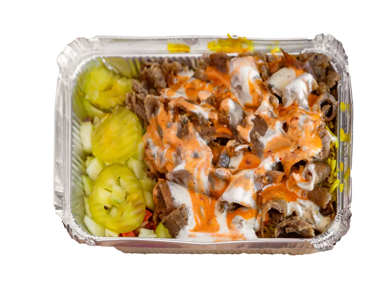 Gyro Lamb Over Rice